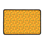 Orange Fruit Slices Pattern Print Kitchen Mat