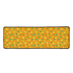 Orange Fruit Slices Pattern Print Long Kitchen Mat