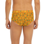 Orange Fruit Slices Pattern Print Men's Briefs