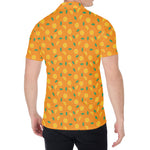 Orange Fruit Slices Pattern Print Men's Shirt