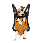 Orange Fruit Slices Pattern Print Pet Carrier Backpack