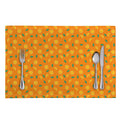 Orange Fruit Slices Pattern Print Placemat
