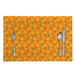 Orange Fruit Slices Pattern Print Placemat