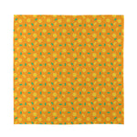Orange Fruit Slices Pattern Print Silk Bandana