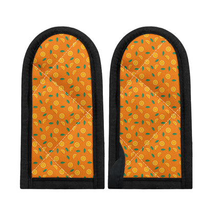 Orange Fruit Slices Pattern Print Skillet Handle Cover