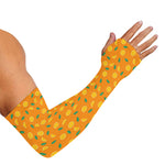 Orange Fruit Slices Pattern Print Sun Protection Arm Sleeves