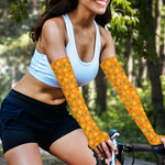 Orange Fruit Slices Pattern Print Sun Protection Arm Sleeves