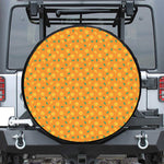 Orange Fruit Slices Pattern Print Tire Cover