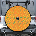 Orange Fruit Slices Pattern Print Tire Cover With Camera Hole
