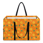 Orange Fruit Slices Pattern Print Utility Tote Bag