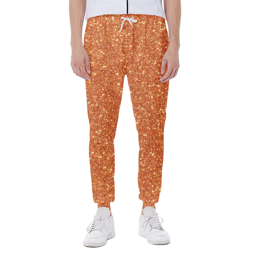 Orange Glitter Artwork Print (NOT Real Glitter) Scuba Joggers