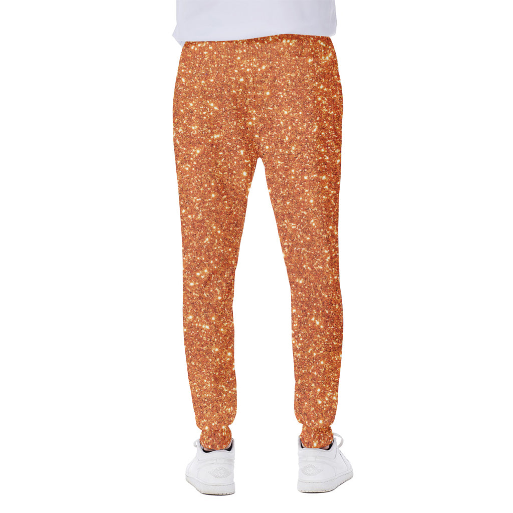 Orange Glitter Artwork Print (NOT Real Glitter) Scuba Joggers