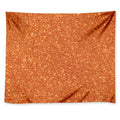 Orange (NOT Real) Glitter Print Tapestry