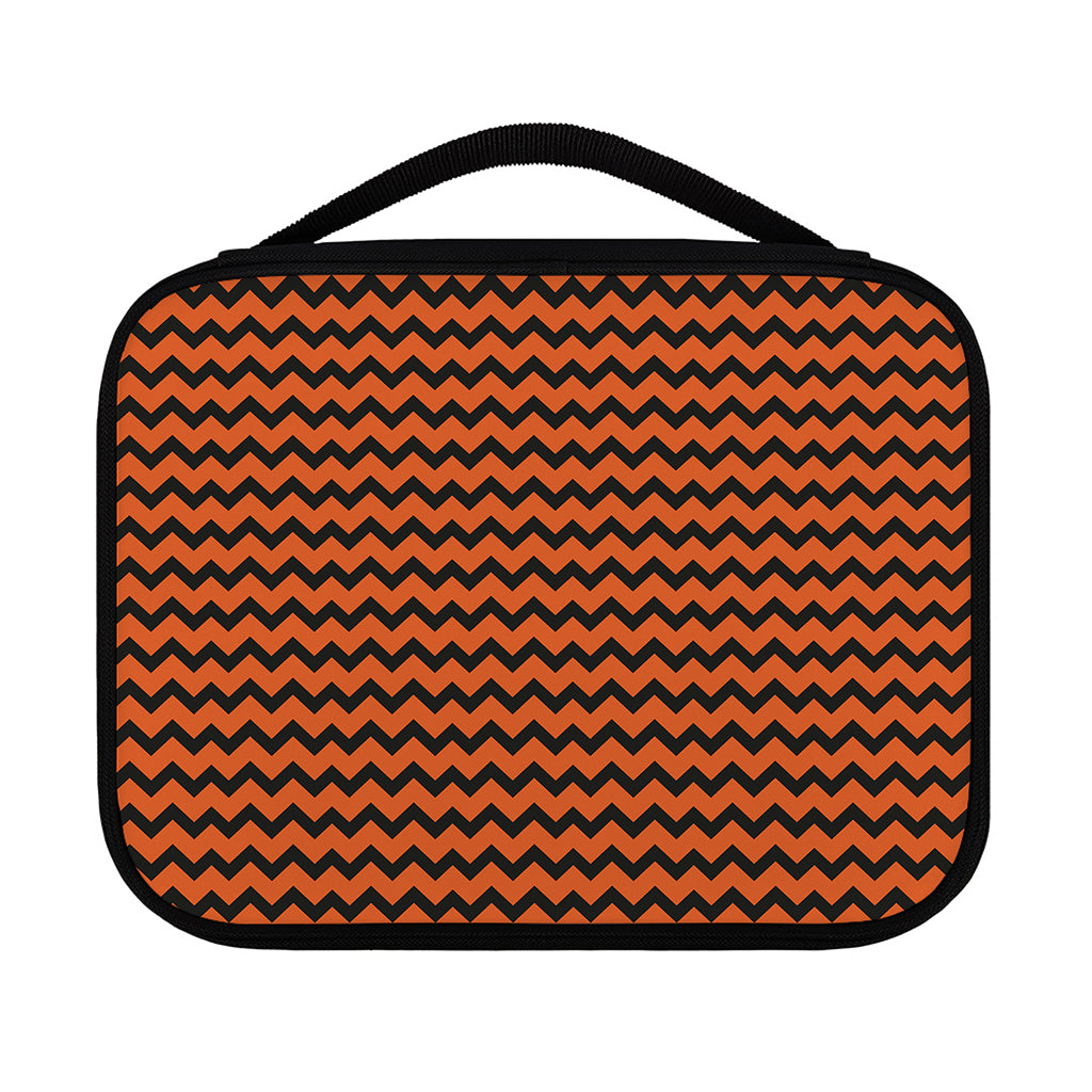 Orange Halloween Chevron Pattern Print Classic Bible Case