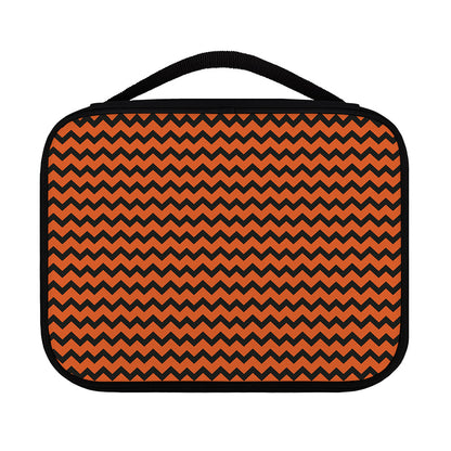 Orange Halloween Chevron Pattern Print Classic Bible Case