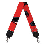 Orange Halloween Coffin Pattern Print Bag Strap