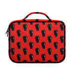 Orange Halloween Coffin Pattern Print Briefcase Bible Bag