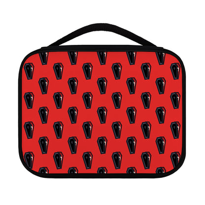 Orange Halloween Coffin Pattern Print Classic Bible Case