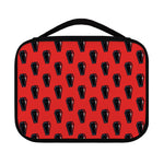 Orange Halloween Coffin Pattern Print Classic Bible Case
