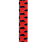 Orange Halloween Coffin Pattern Print Table Runner