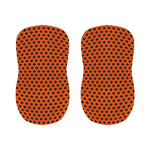 Orange Halloween Pattern Print Bar Stool Covers