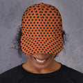 Orange Halloween Pattern Print Baseball Cap