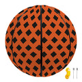 Orange Halloween Pattern Print Basketball