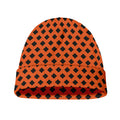 Orange Halloween Pattern Print Beanie