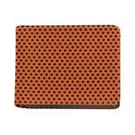 Orange Halloween Pattern Print Bifold Wallet