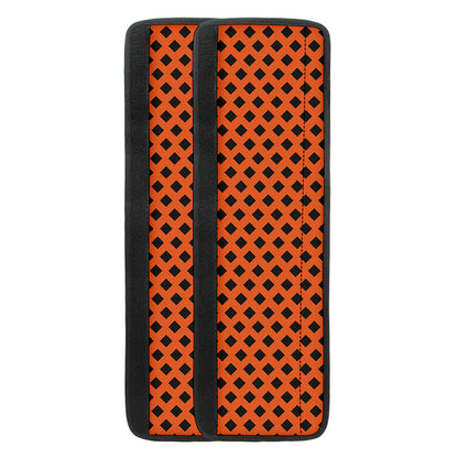 Orange Halloween Pattern Print Refrigerator Handle Covers