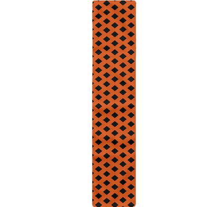 Orange Halloween Pattern Print Table Runner