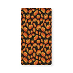 Orange Halloween Pumpkin Pattern Print Baby Crib Sheet