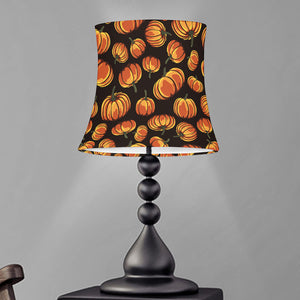 Orange Halloween Pumpkin Pattern Print Bell Lamp Shade