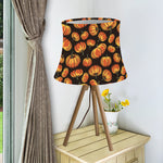 Orange Halloween Pumpkin Pattern Print Bell Lamp Shade