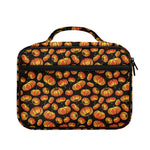 Orange Halloween Pumpkin Pattern Print Briefcase Bible Bag