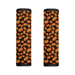 Orange Halloween Pumpkin Pattern Print Handle Covers