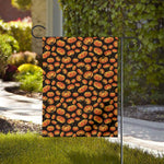 Orange Halloween Pumpkin Pattern Print House Flag