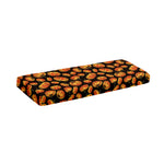 Orange Halloween Pumpkin Pattern Print Piano Keyboard Cover