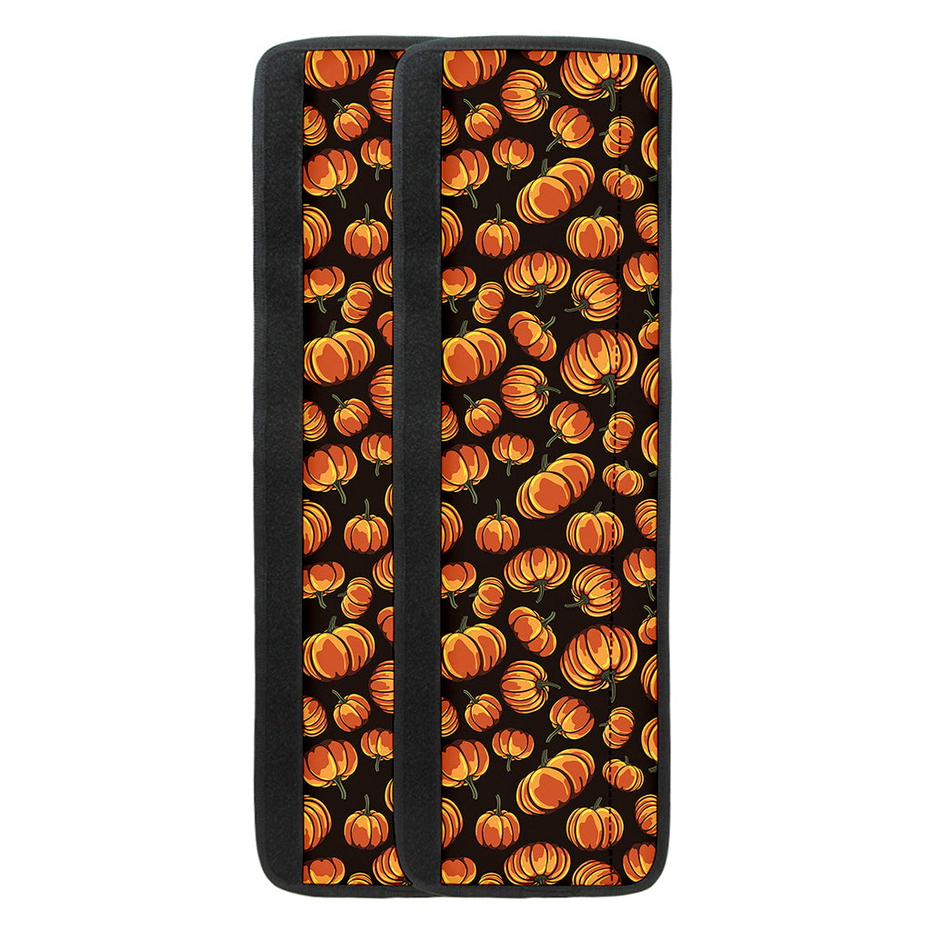 Orange Halloween Pumpkin Pattern Print Refrigerator Handle Covers