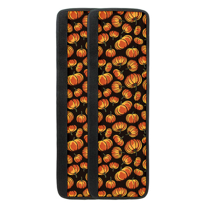 Orange Halloween Pumpkin Pattern Print Refrigerator Handle Covers