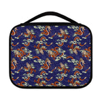 Orange Japanese Dragon Pattern Print Classic Bible Case