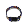 Orange Japanese Dragon Pattern Print Dog Collar