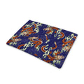 Orange Japanese Dragon Pattern Print Pet Cooling Mat Cover