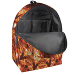 Orange Kaleidoscope Print Backpack