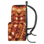 Orange Kaleidoscope Print Backpack
