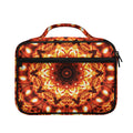 Orange Kaleidoscope Print Briefcase Bible Bag