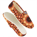 Orange Kaleidoscope Print Casual Shoes