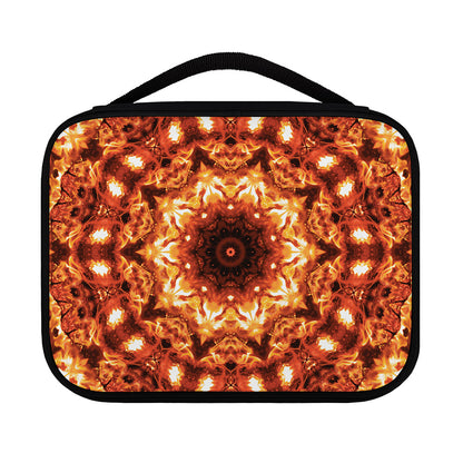 Orange Kaleidoscope Print Classic Bible Case