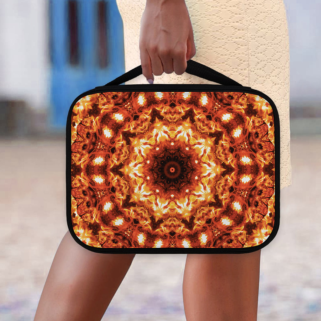 Orange Kaleidoscope Print Classic Bible Case