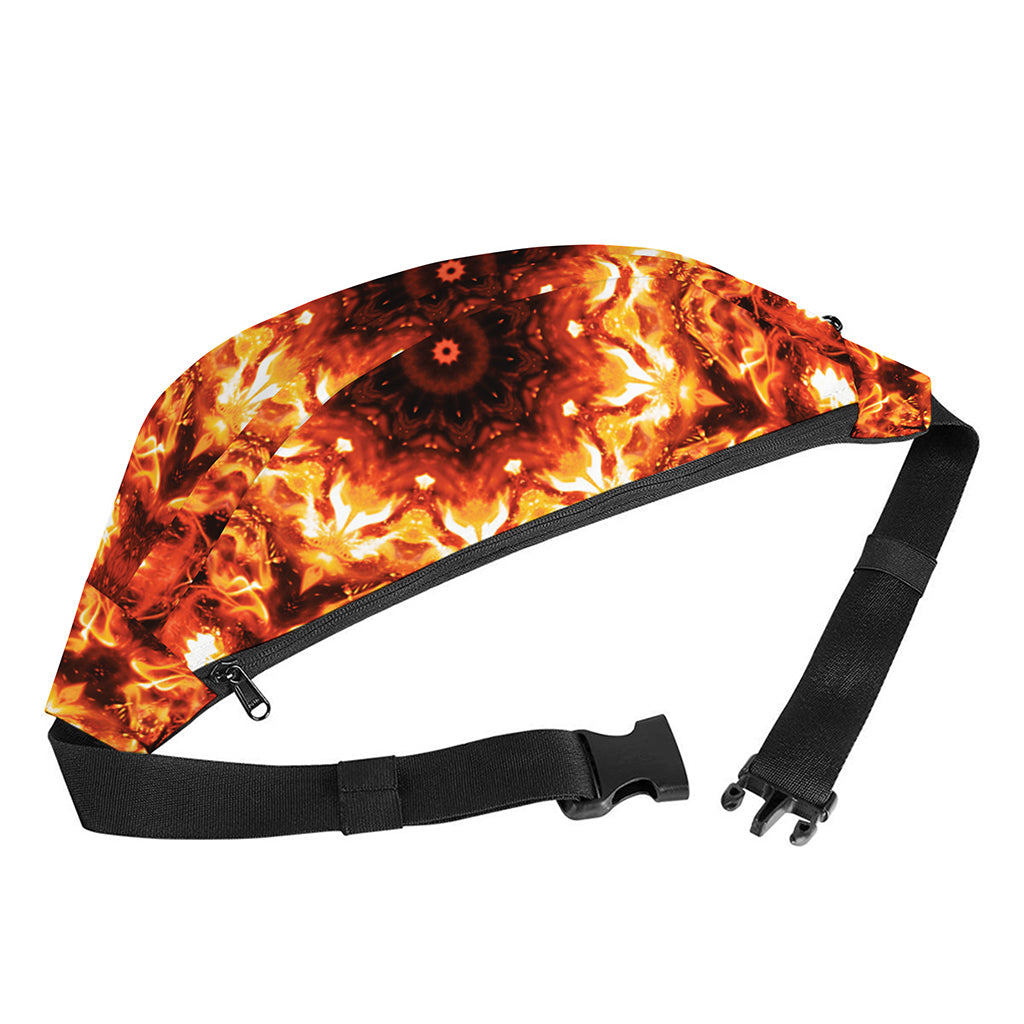 Orange Kaleidoscope Print Fanny Pack